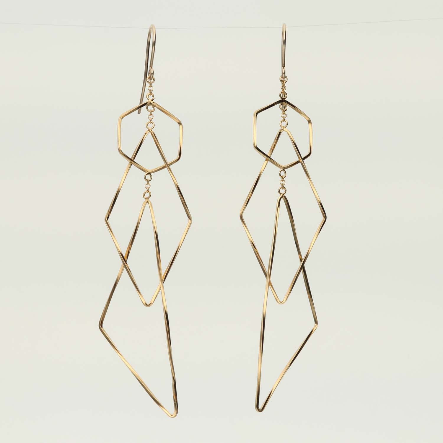 K14GF 陽光の瞬き ピアス|GFP1369GD