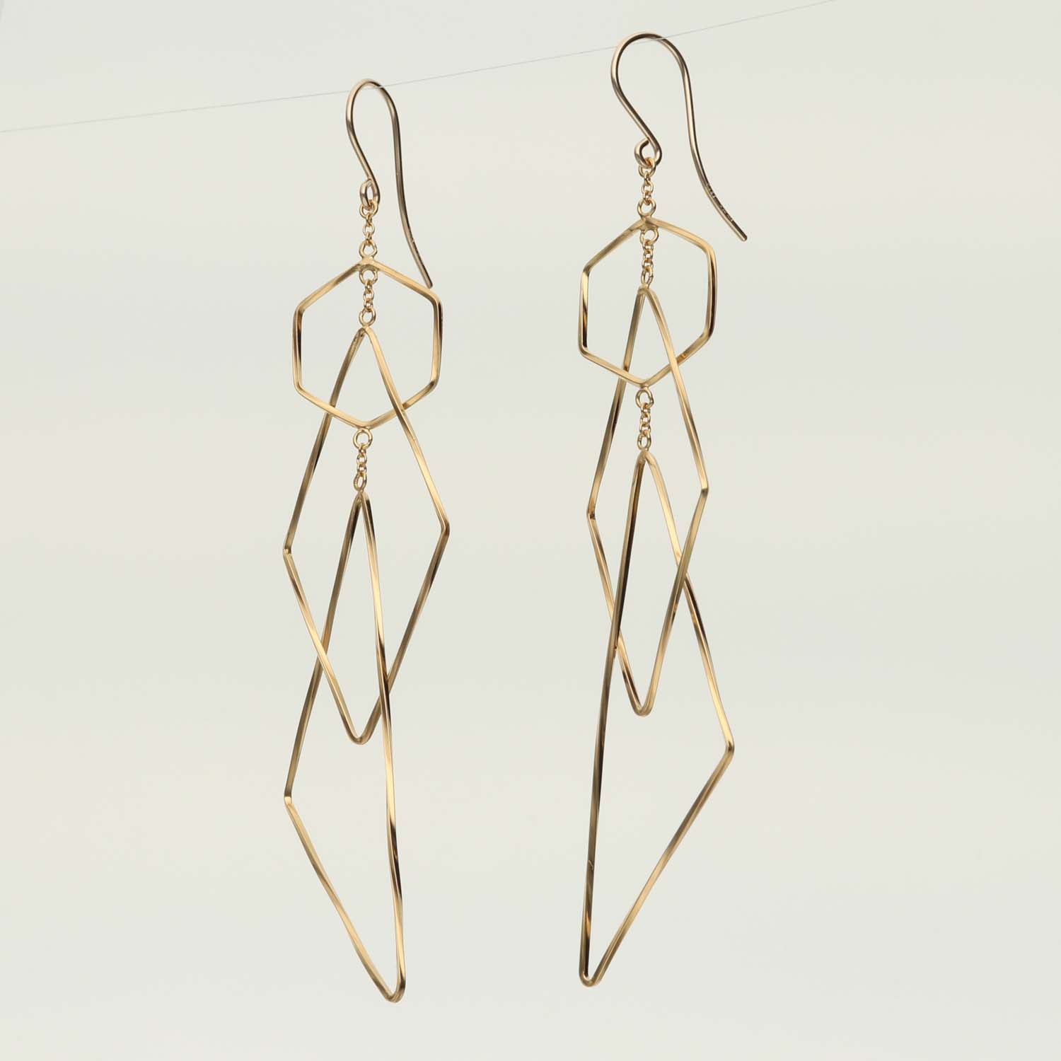 K14GF 陽光の瞬き ピアス|GFP1369GD