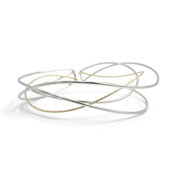 K14GF サークルレイヤード バングル|GFP3037WY