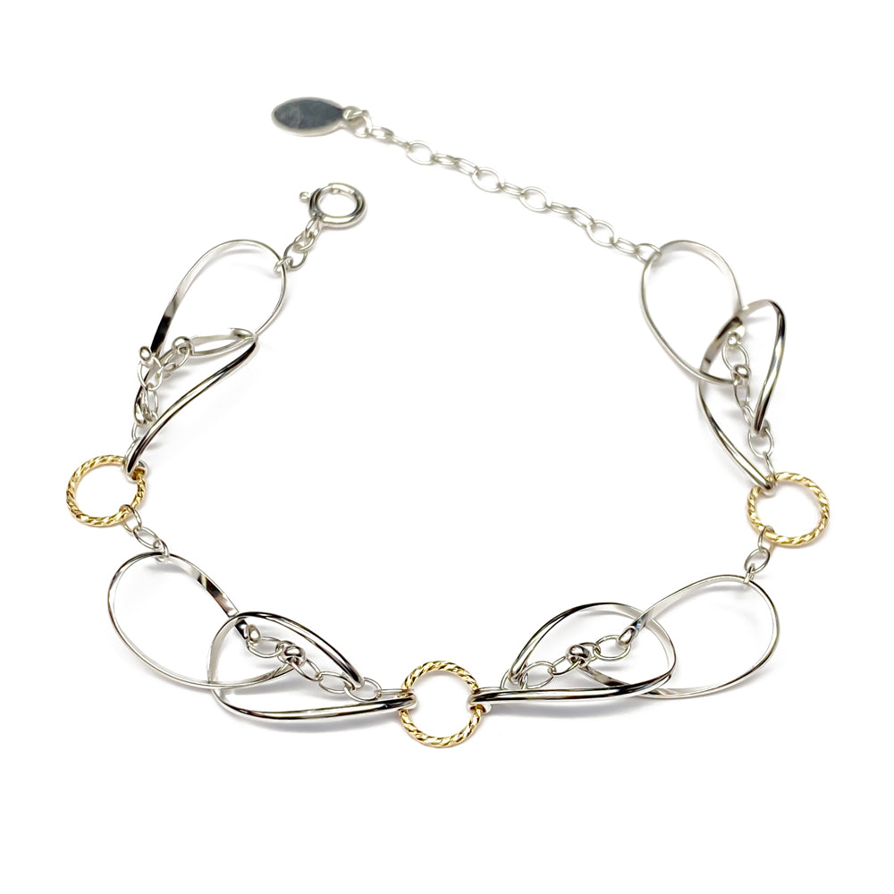 K14GF 優美に羽ばたく ブレスレット|GFP3041YW