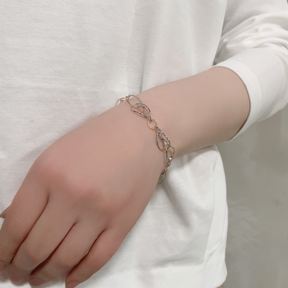 K14GF 優美に羽ばたく ブレスレット|GFP3041YW