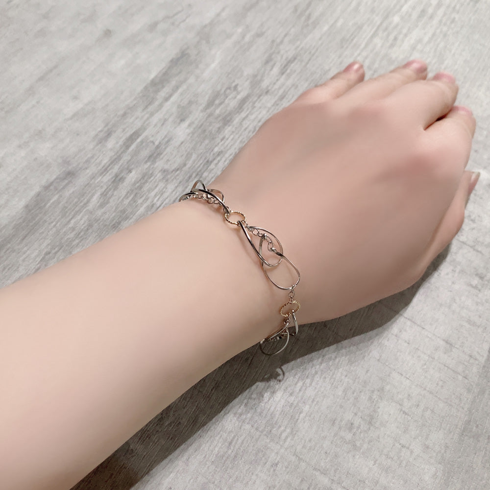 K14GF 優美に羽ばたく ブレスレット|GFP3041YW