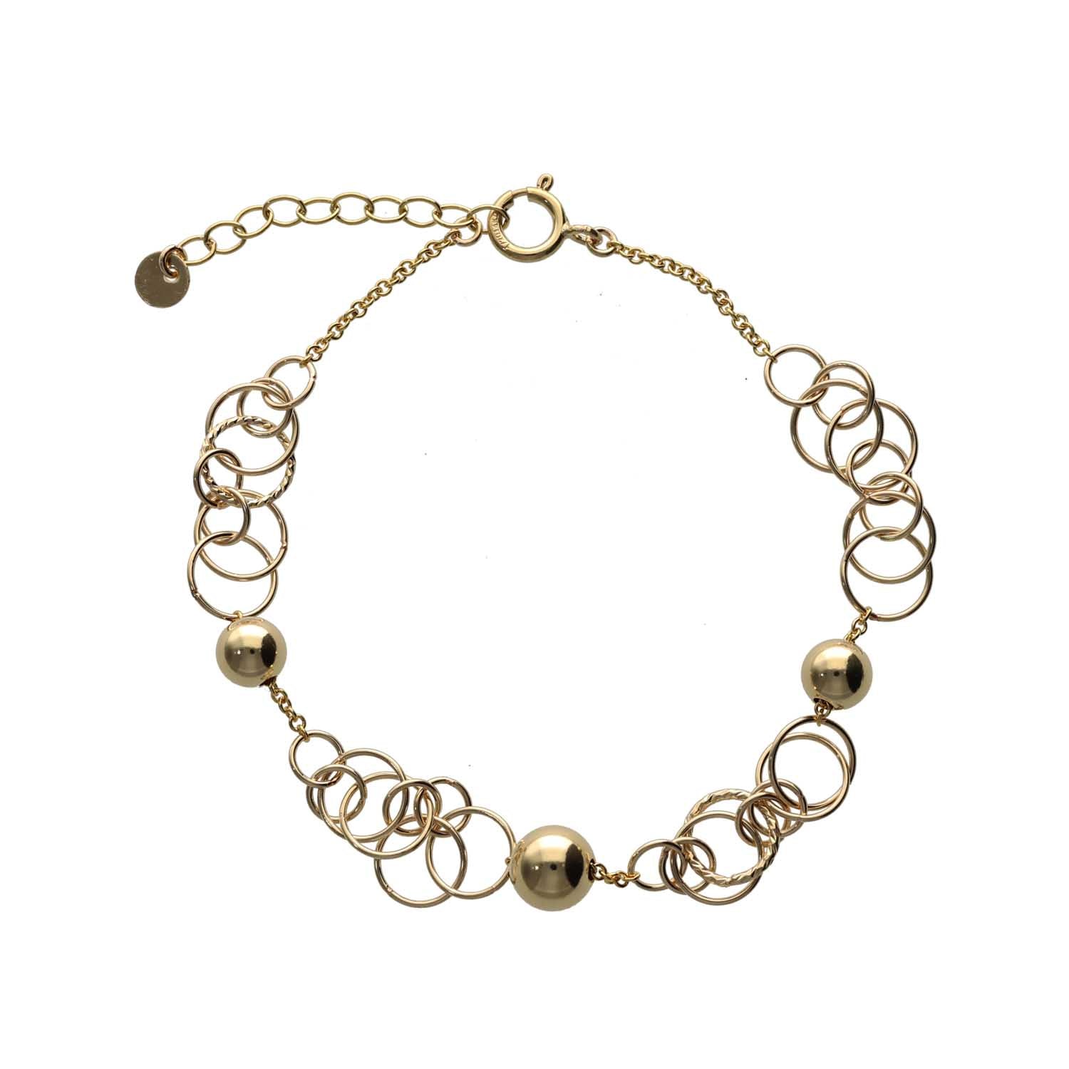 K14GF 年輪の光 ブレスレット|GFP3047GD