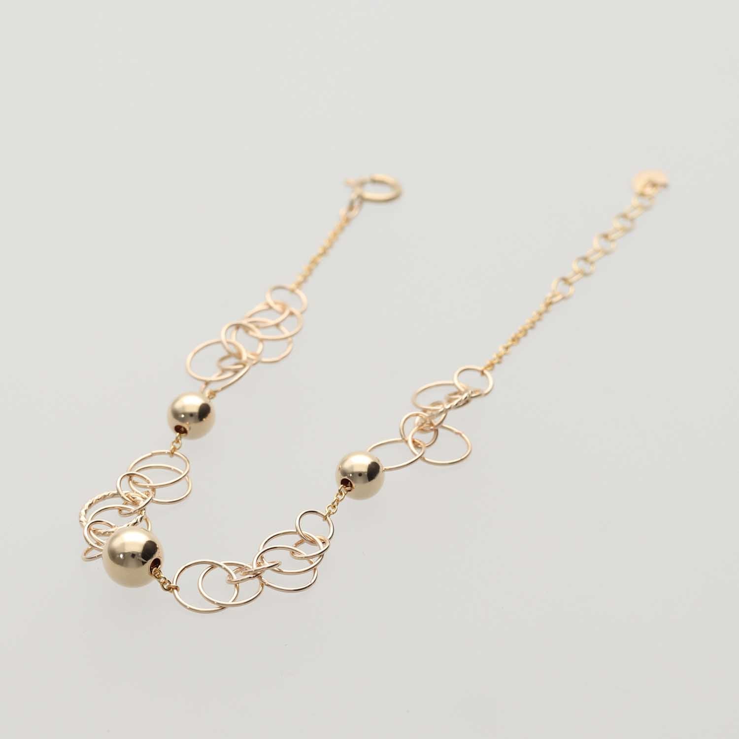 K14GF 年輪の光 ブレスレット|GFP3047GD