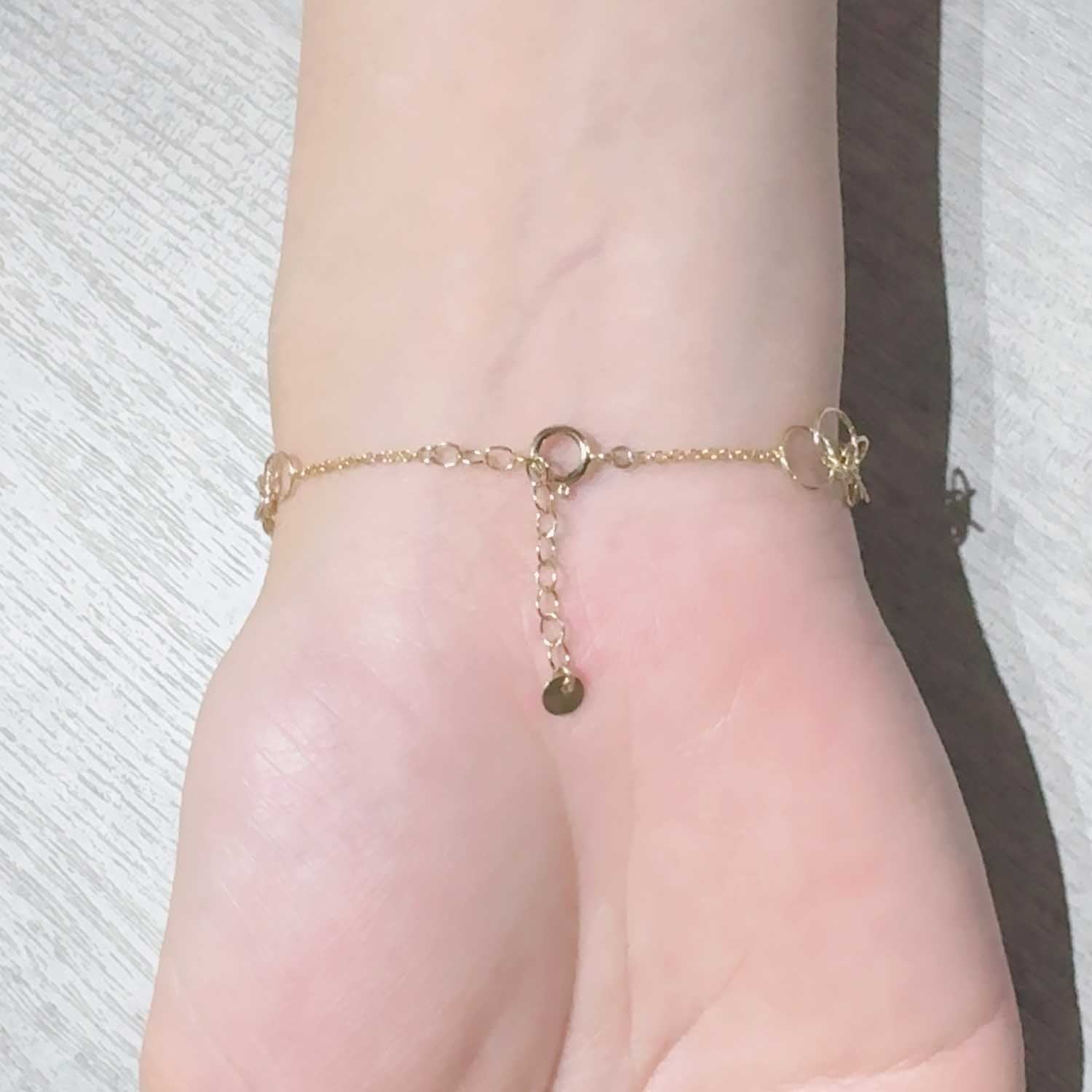 K14GF 年輪の光 ブレスレット|GFP3047GD