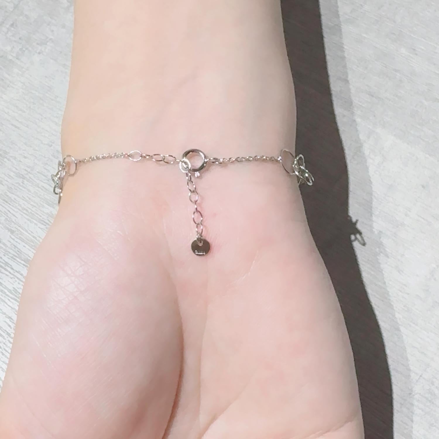 K14GF 年輪の光 ブレスレット|GFP3047WH