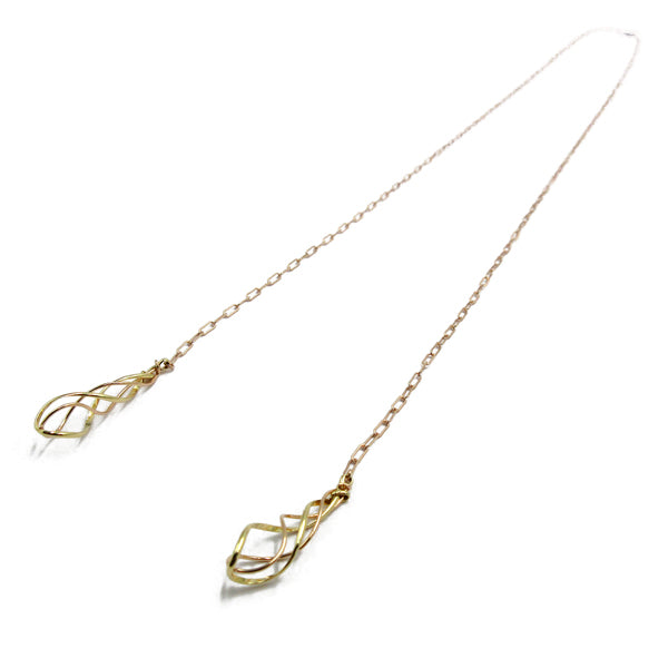 K14GF 緩やかに織り成す ラリエットネックレス|GFP8101PY