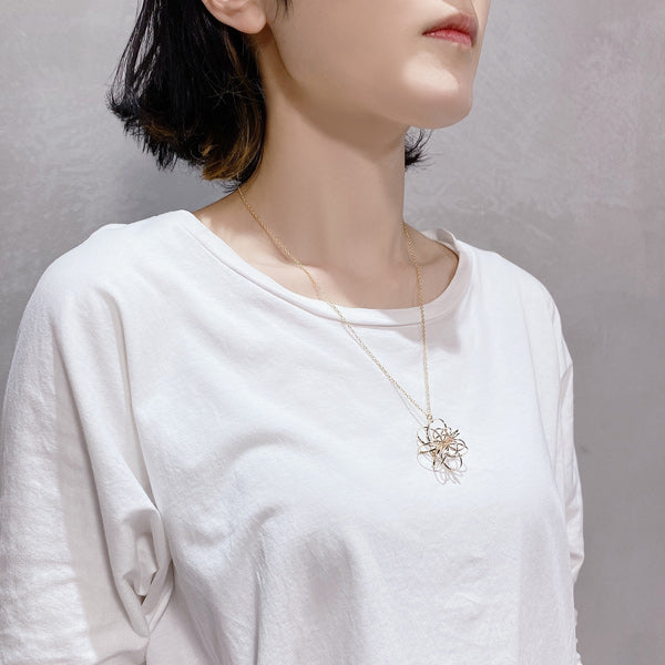 K14GF 鮮やかな花びらを表現 ペンダント|GFP8102