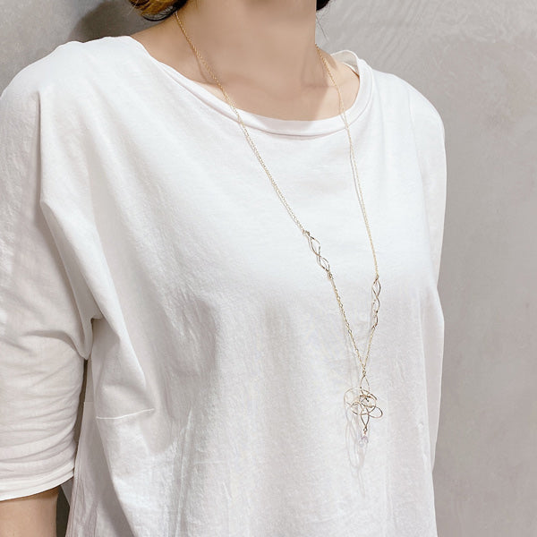 K14GF 淡い涼やかなアメシスト ネックレス|GFP8104PY