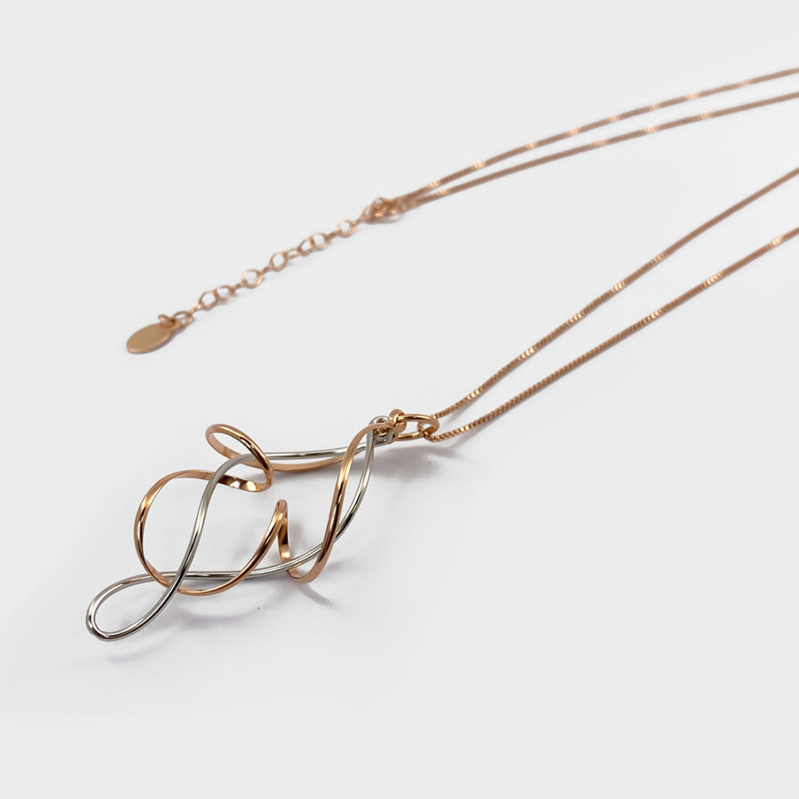 K14GF 華咲く立体感 ネックレス|GFP8110PW