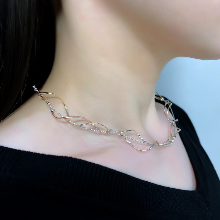 K14GF 華麗に舞う華びら ネックレス|GFP8111MT