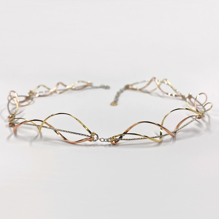 K14GF 華麗に舞う華びら ネックレス|GFP8111MT