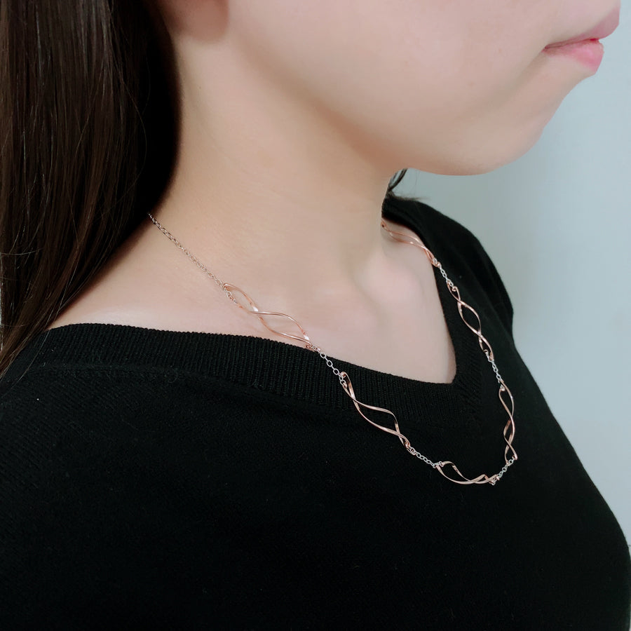 K14GF 舞い躍る軌跡 ネックレス|GFP8112PW