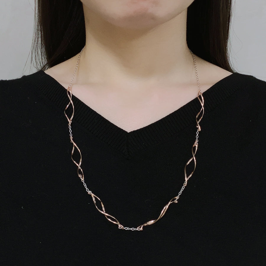 K14GF 舞い躍る軌跡 ネックレス|GFP8112PW