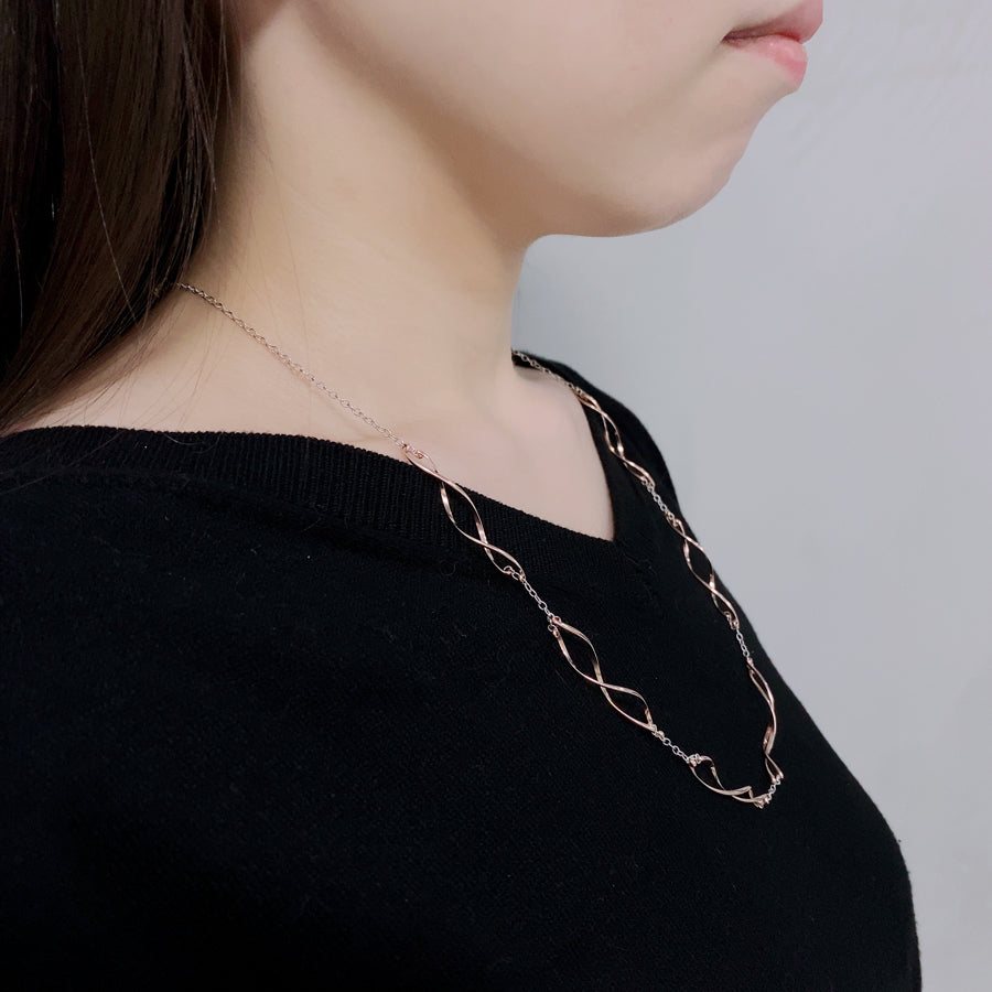 K14GF 舞い躍る軌跡 ネックレス|GFP8112PW