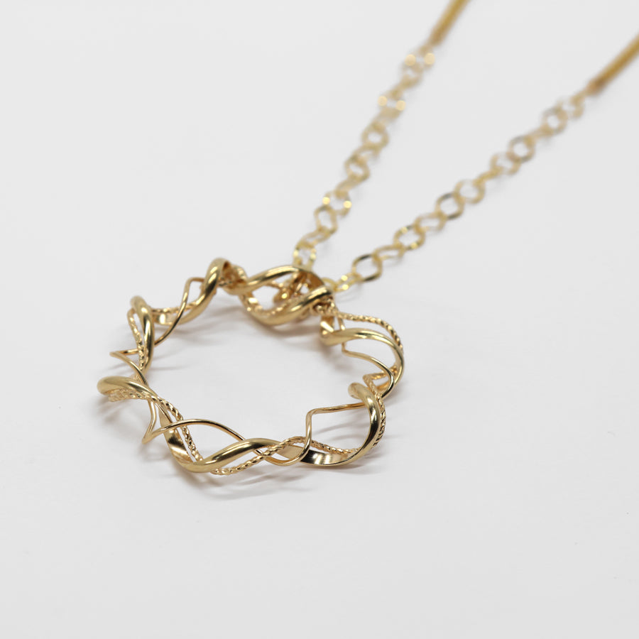 K14GF 無限の光輪 ペンダントネックレス|GFP8113