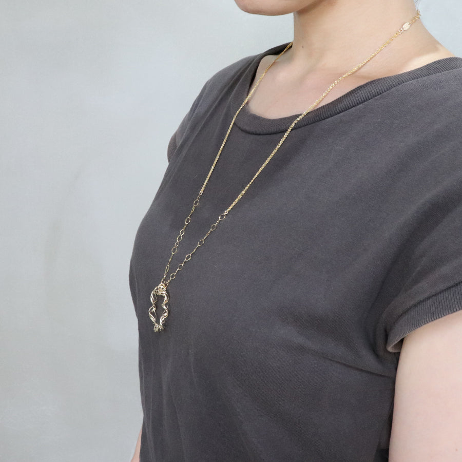 K14GF 無限の光輪 ペンダントネックレス|GFP8113