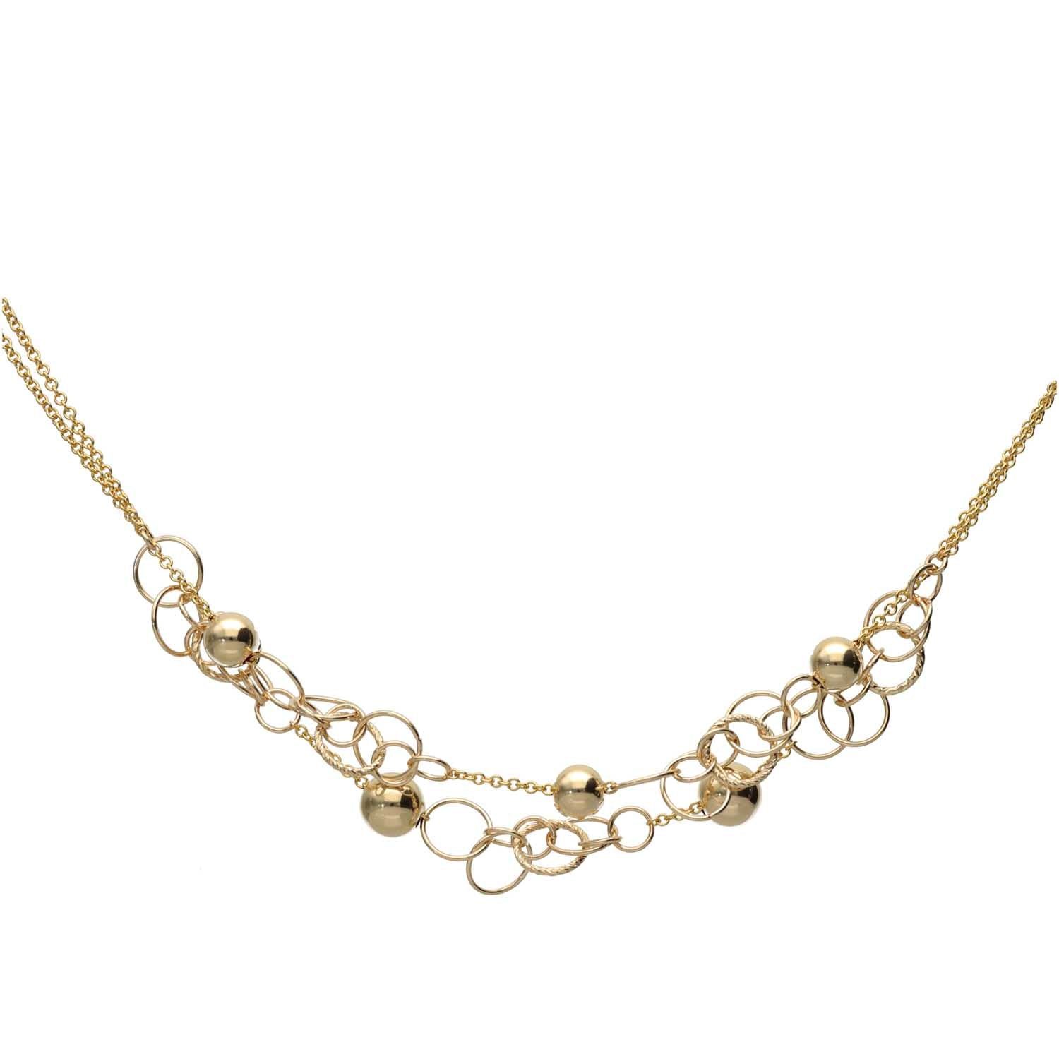 K14GF 年輪の光 ネックレス|GFP8115GD