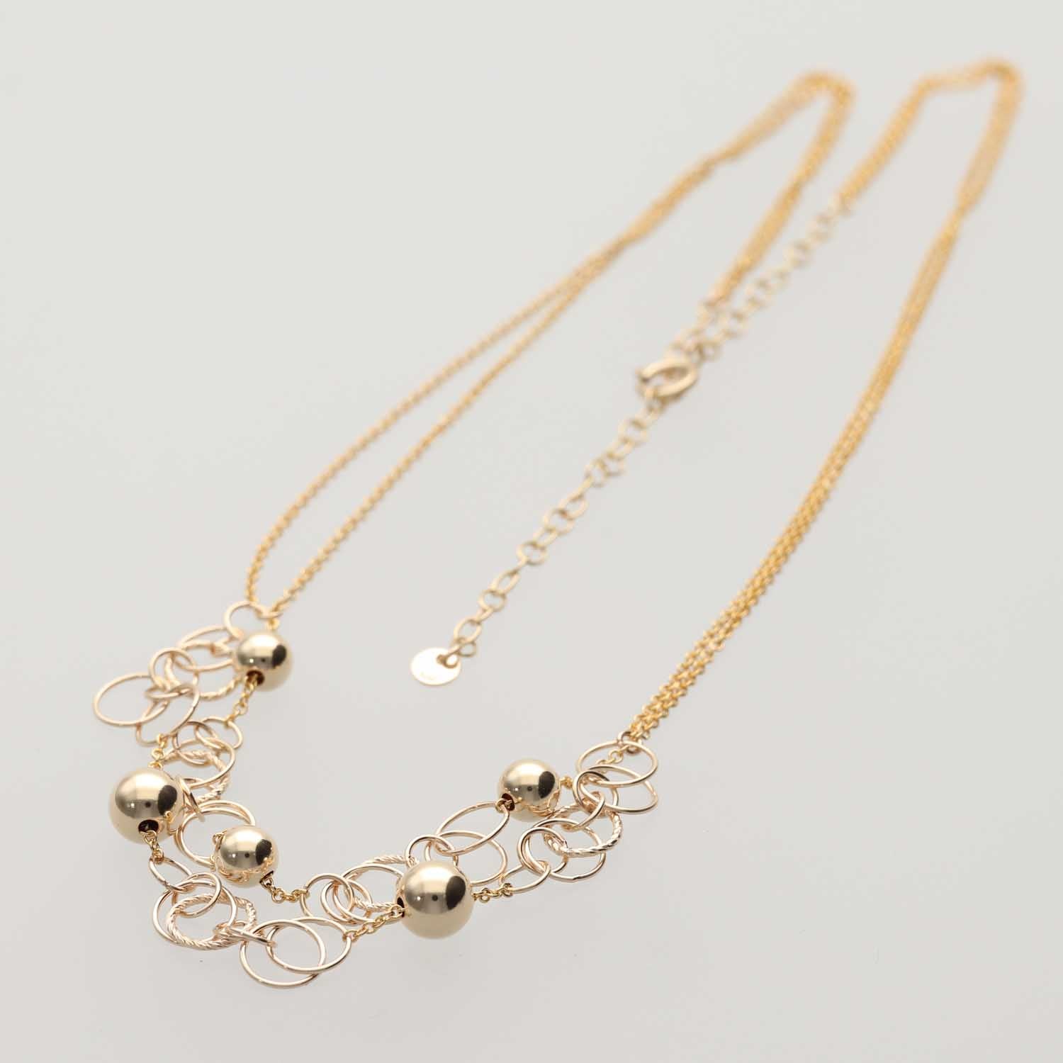 K14GF 年輪の光 ネックレス|GFP8115GD