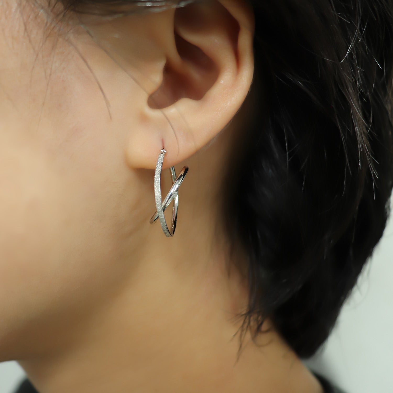 SV925 幸運の環 ピアス|GSV1036WH