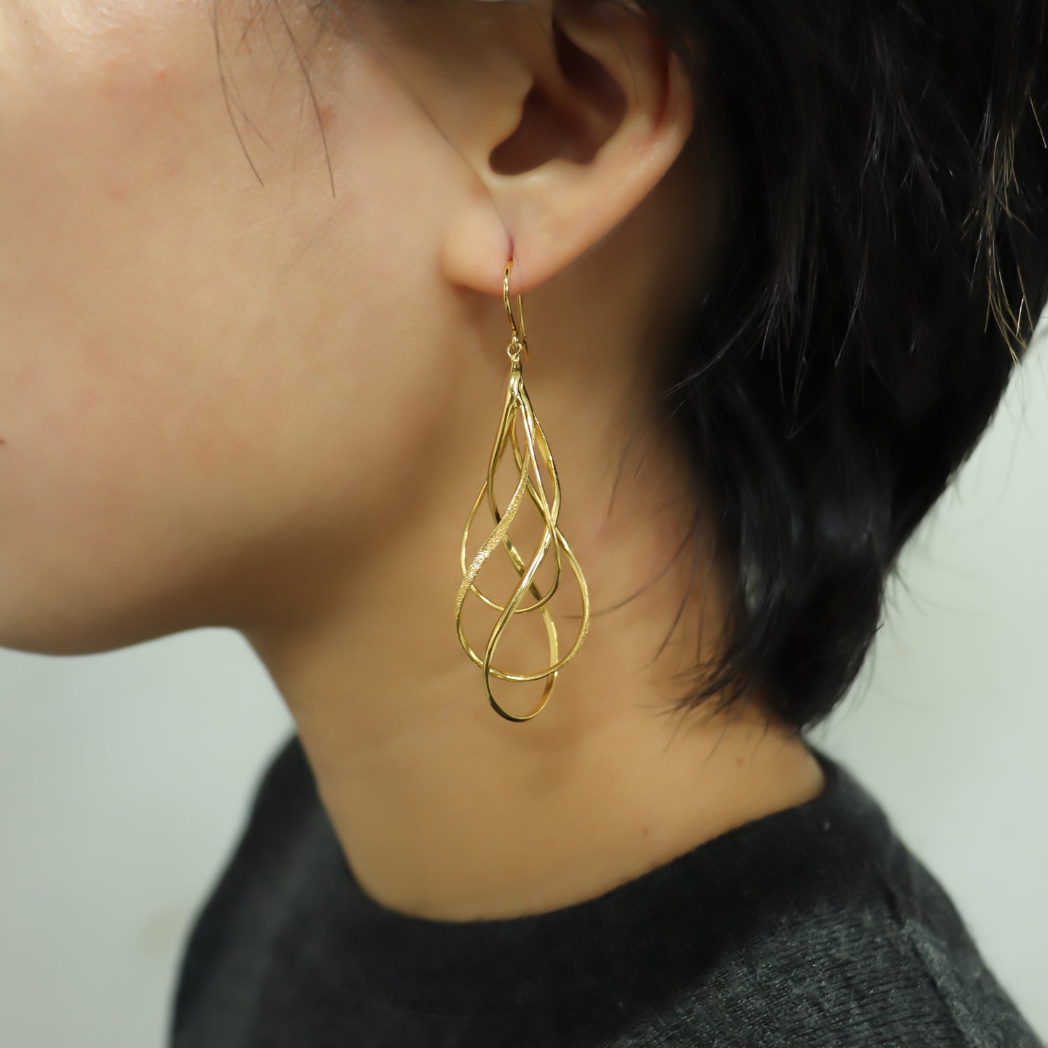 SV925 潤いのループ ピアス|GSV1040GD