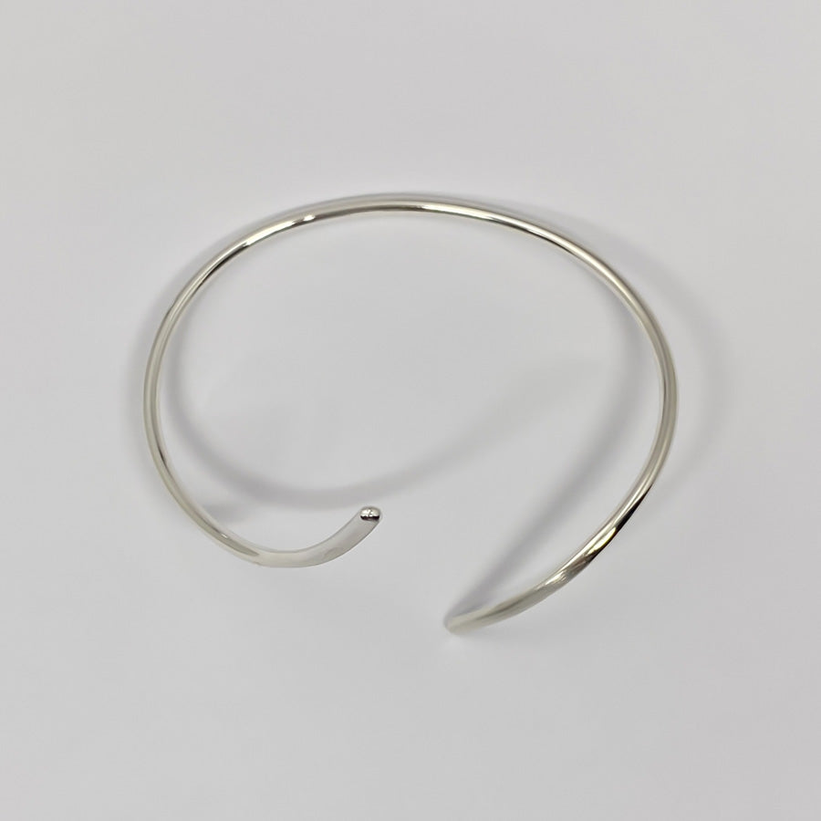SV999 純銀ツイスト バングル|GSV3005