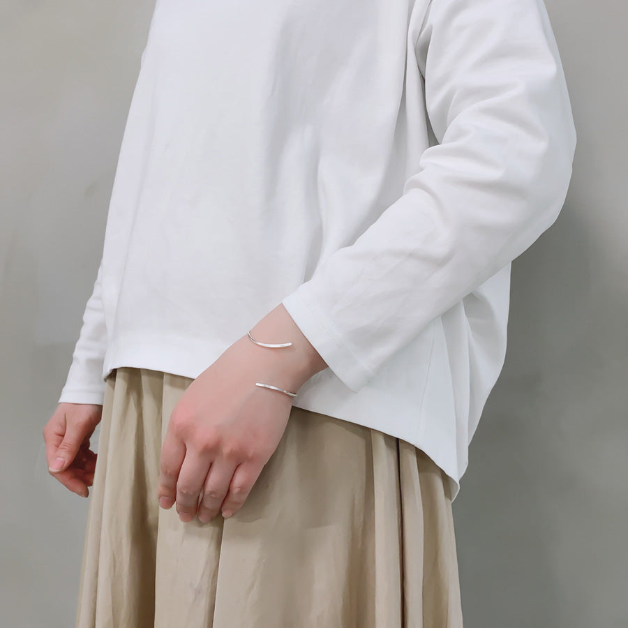 SV999 純銀ツイスト バングル|GSV3005