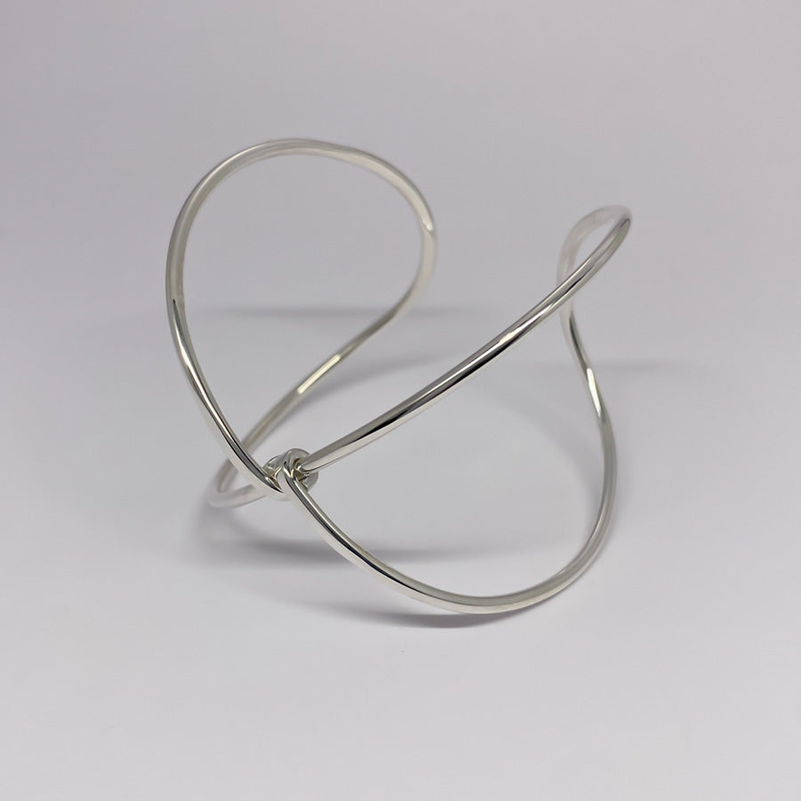 SV999 2way純銀クロス バングル|GSV-3007