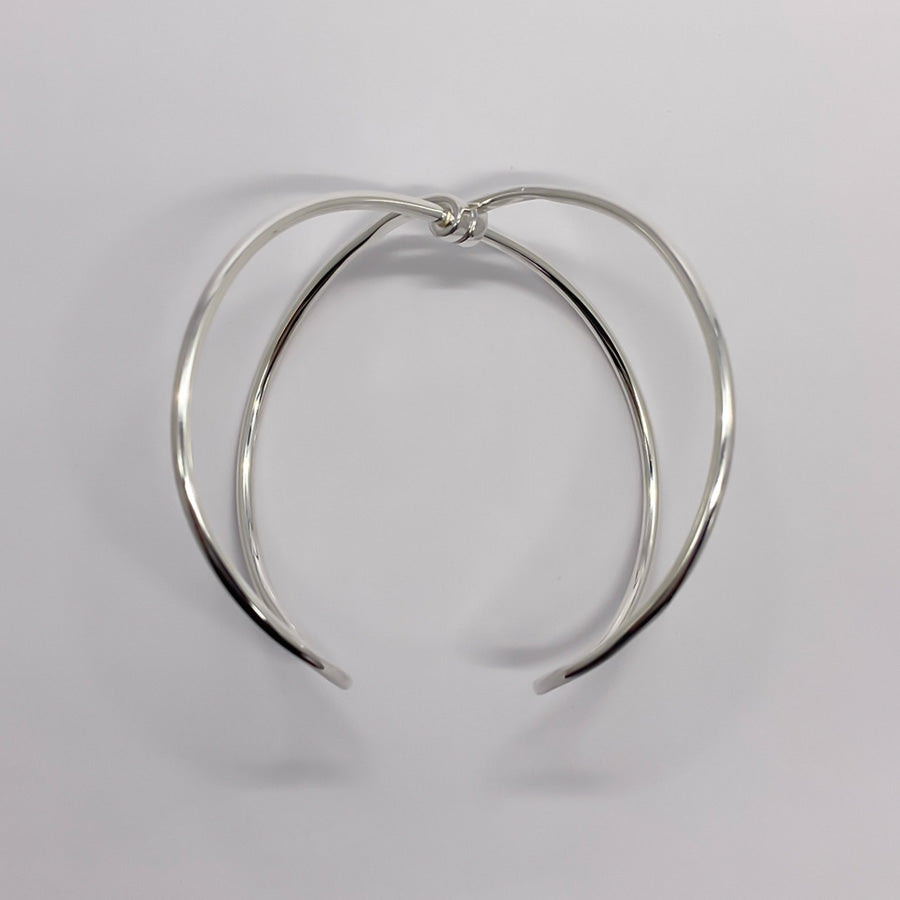 SV999 2way純銀クロス バングル|GSV-3007