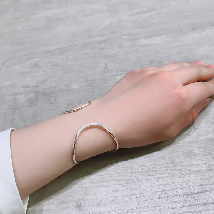 SV999 2way純銀クロス バングル|GSV-3007