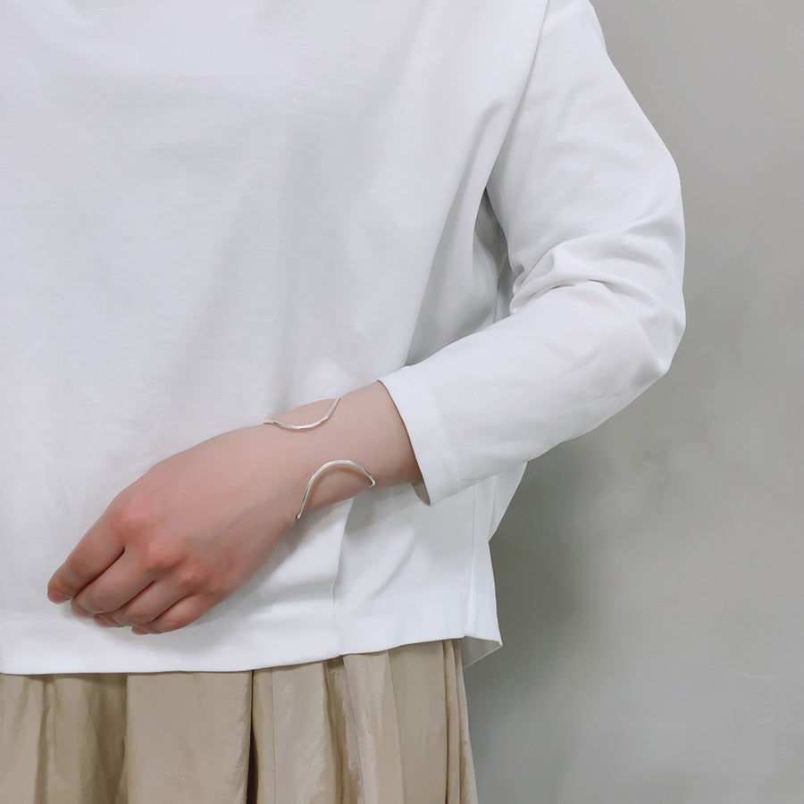 SV999 2way純銀クロス バングル|GSV-3007