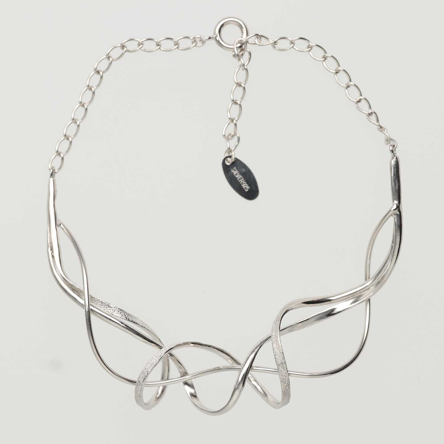 SV925 流れる躍動 バングルブレスレット|GSV3013WH