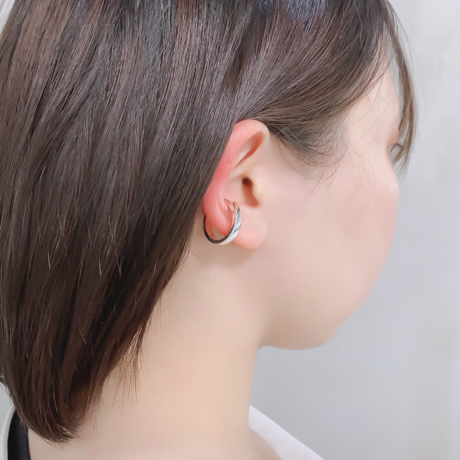 SV999 純銀シャープカット イヤーカフ|GSV5102