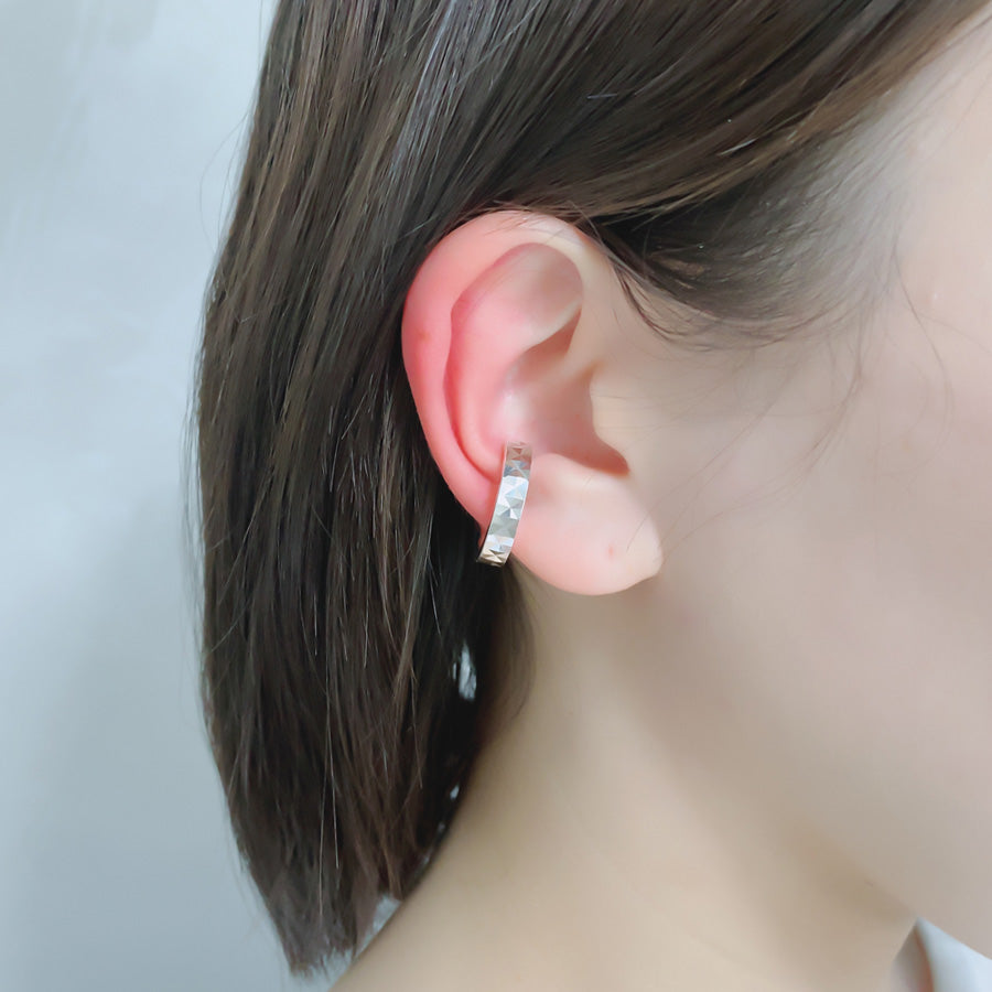 SV999 純銀煌めきカット イヤーカフ|GSV5103