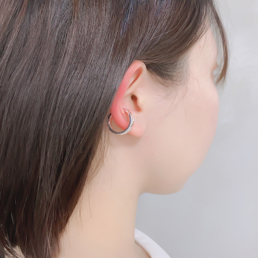 SV999 純銀煌めきカット イヤーカフ|GSV5103