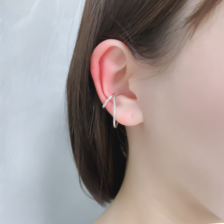 SV999 純銀two line イヤーカフ|GSV5104