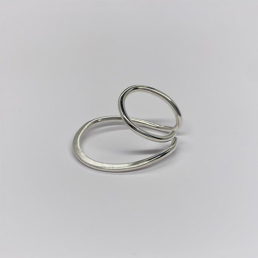 SV999 純銀two line イヤーカフ|GSV5105