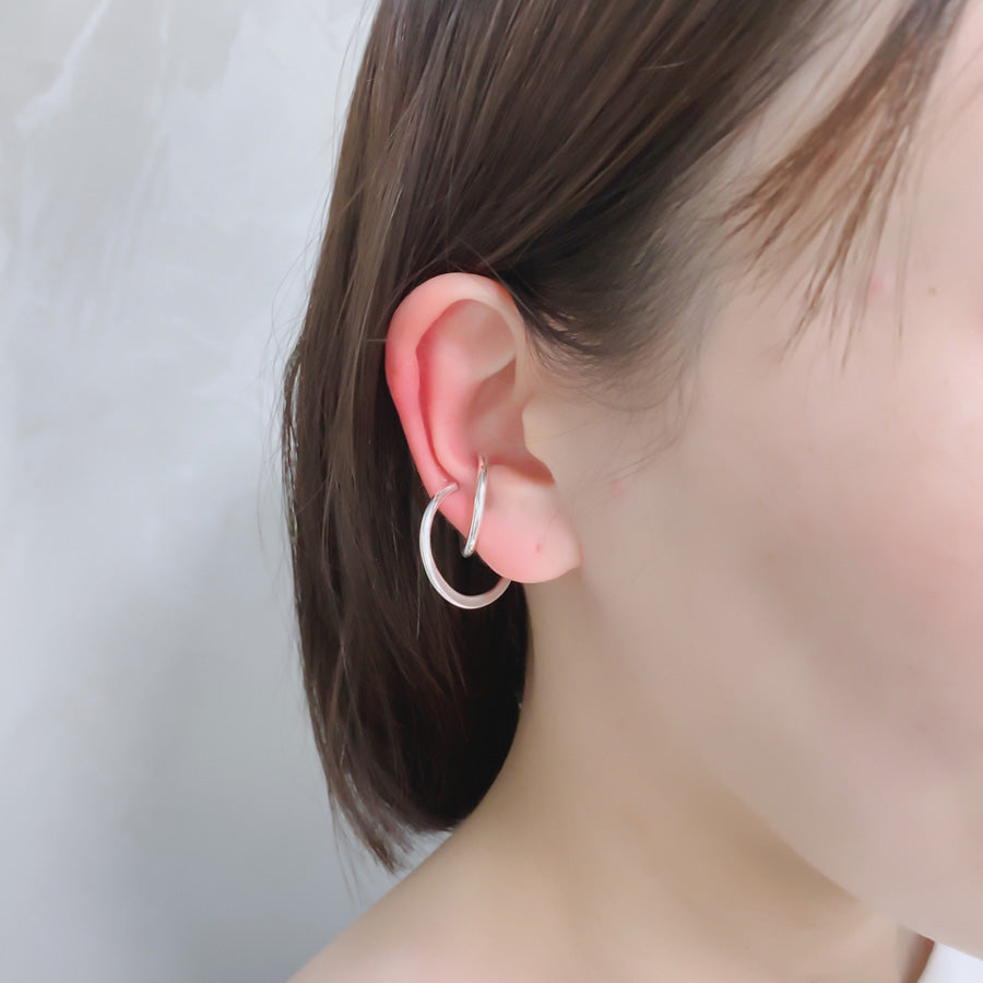 SV999 純銀cross line イヤーカフ|GSV5106