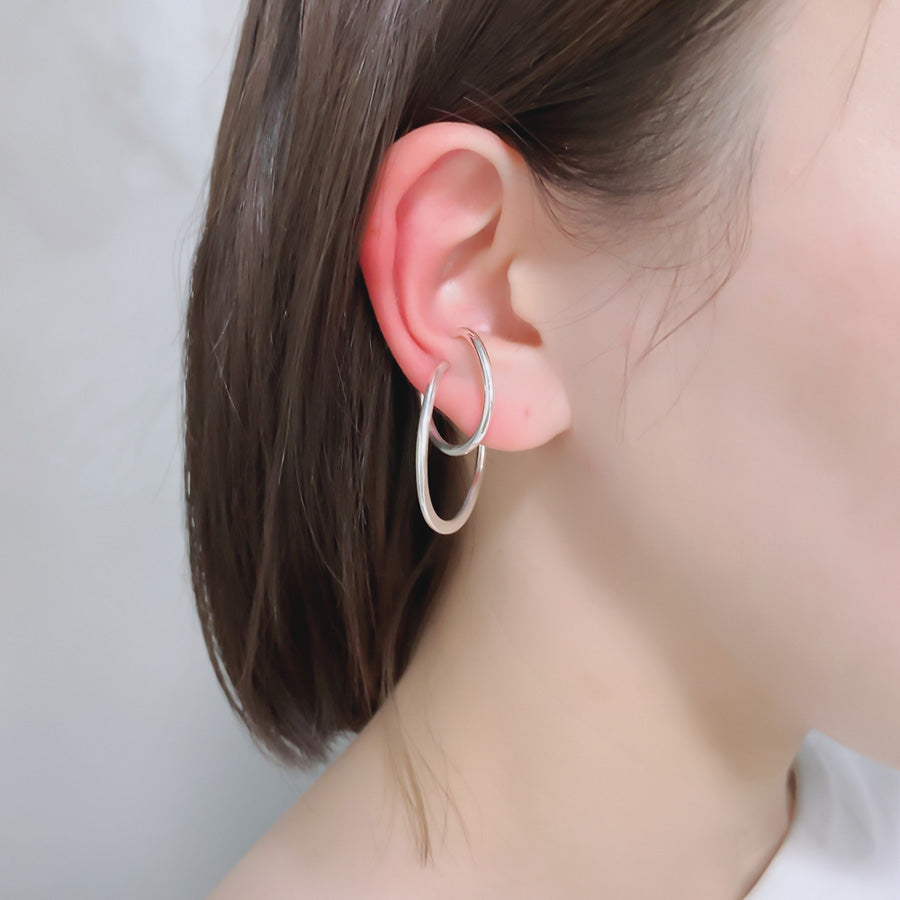 SV999 純銀cross line イヤーカフ|GSV5107