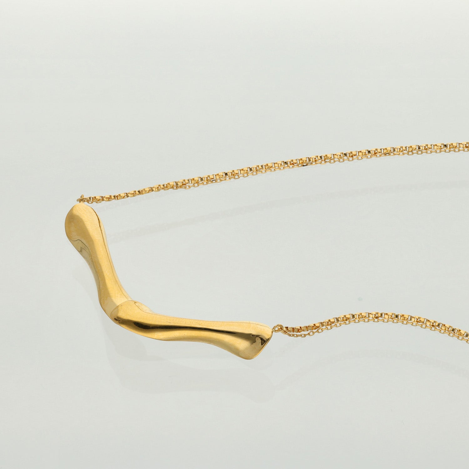 SV925 光沢の揺らぎ ネックレス|GSV8011GD