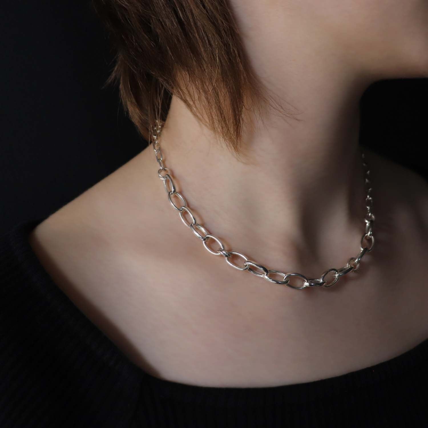 SV925/K10 芯に立つ ネックレス|GSVK8002