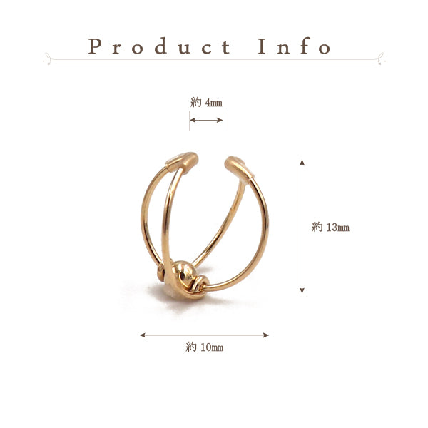 K14GF ミニマムイヤーカフ|LGC6017