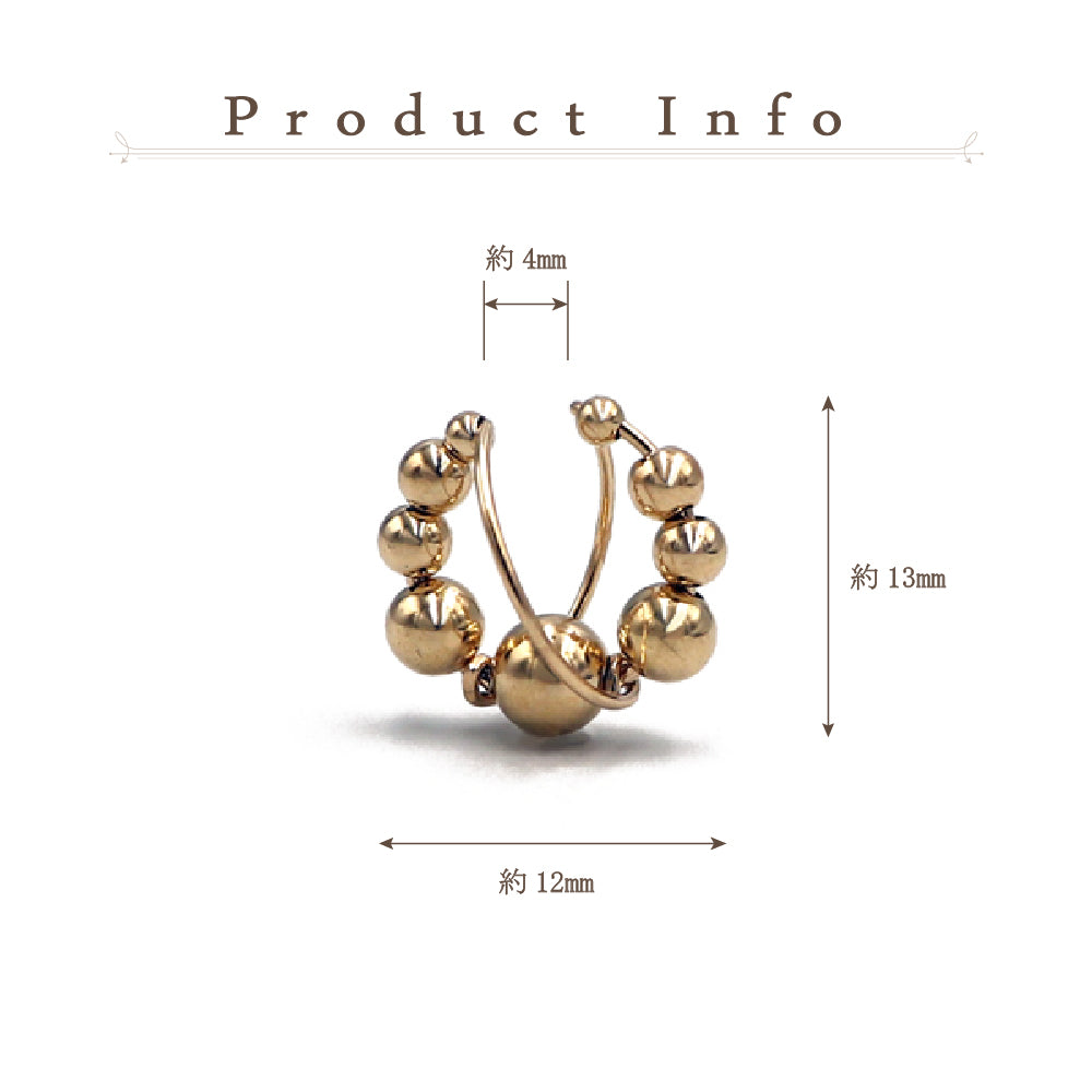 K14GF ミニマムイヤーカフB|LGC6018