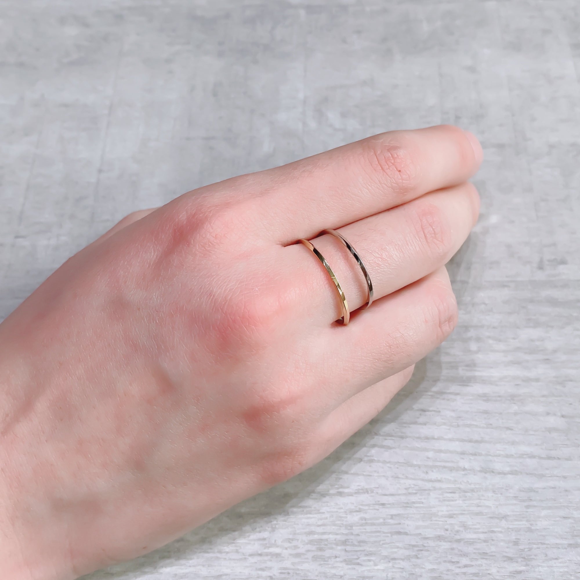 K18 & Pt900 マルチway インフィニティリング|GD6038