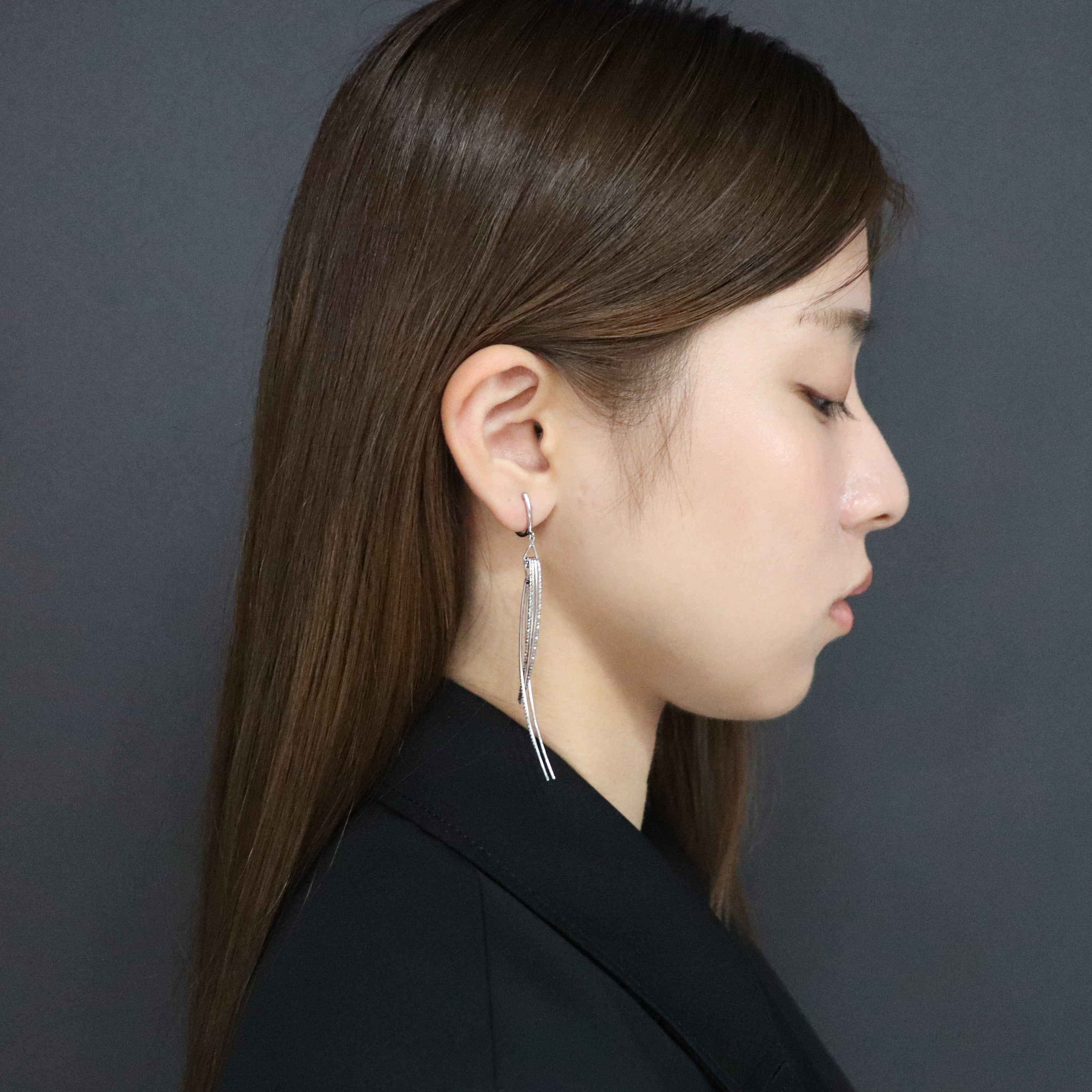 K14GF/SV  光華のしらべ  イヤリング｜GFE4177WH