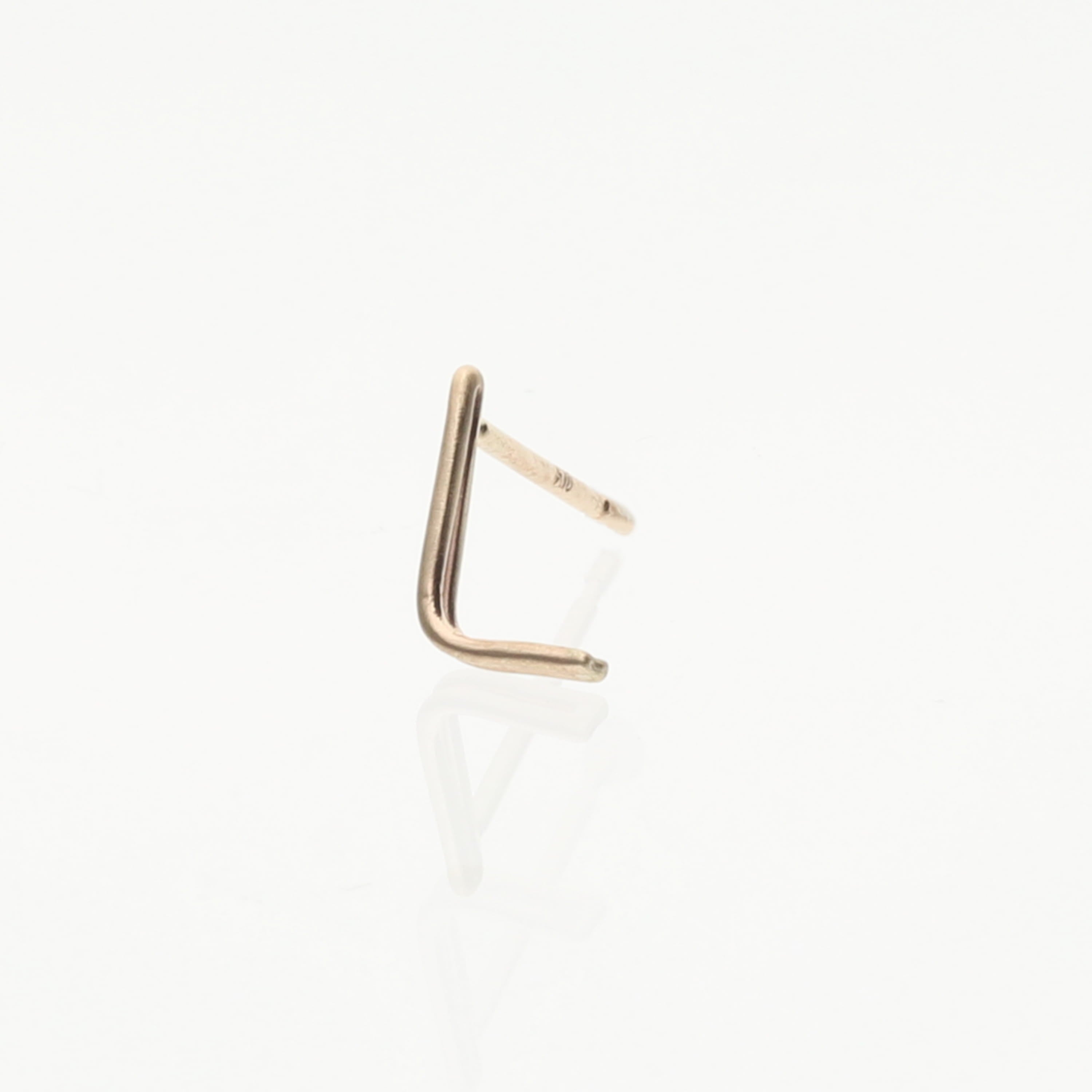 K10  イニシャル  ピアス｜GD-3143A～Z