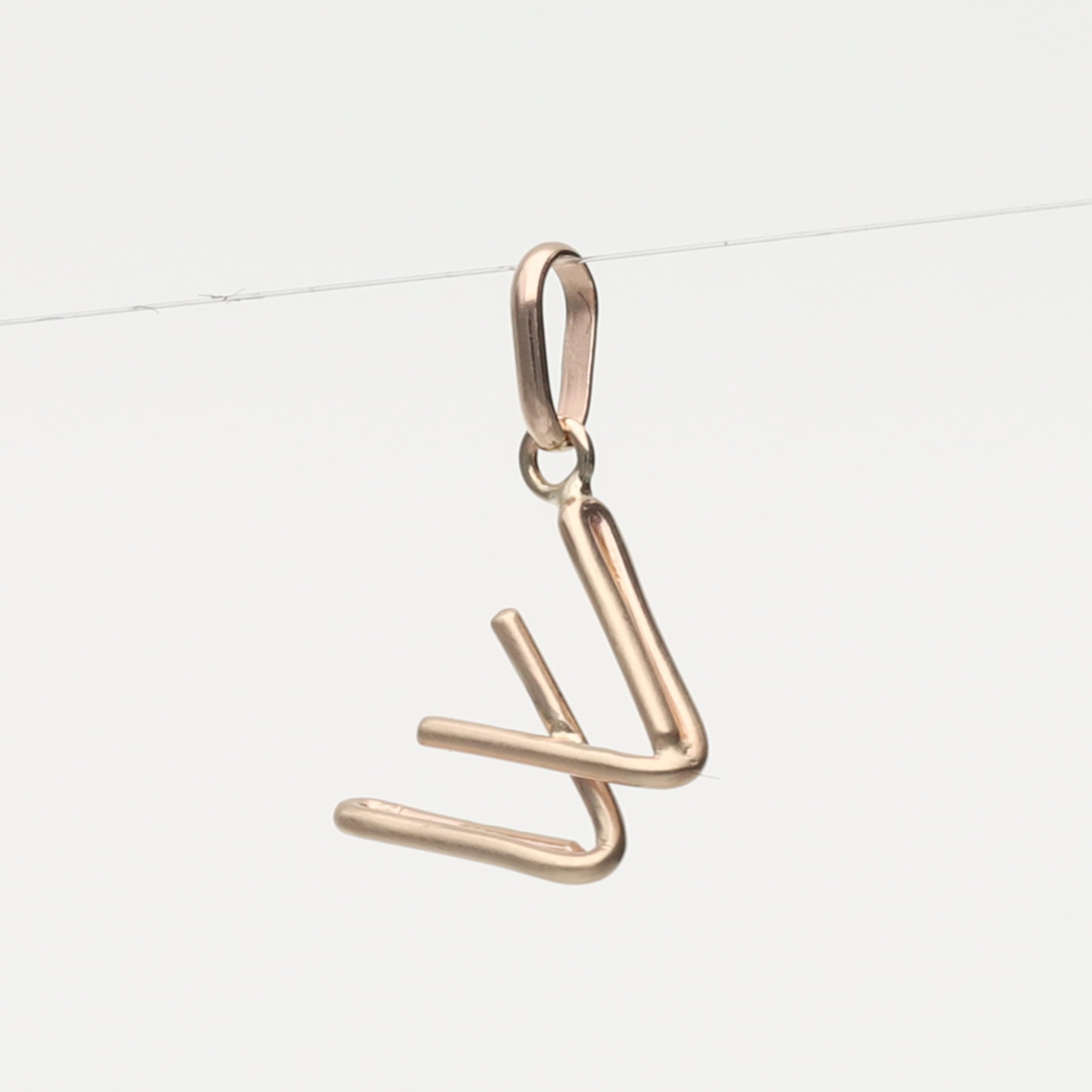 K10  イニシャル  ペンダントトップ｜GD-8023A～Z