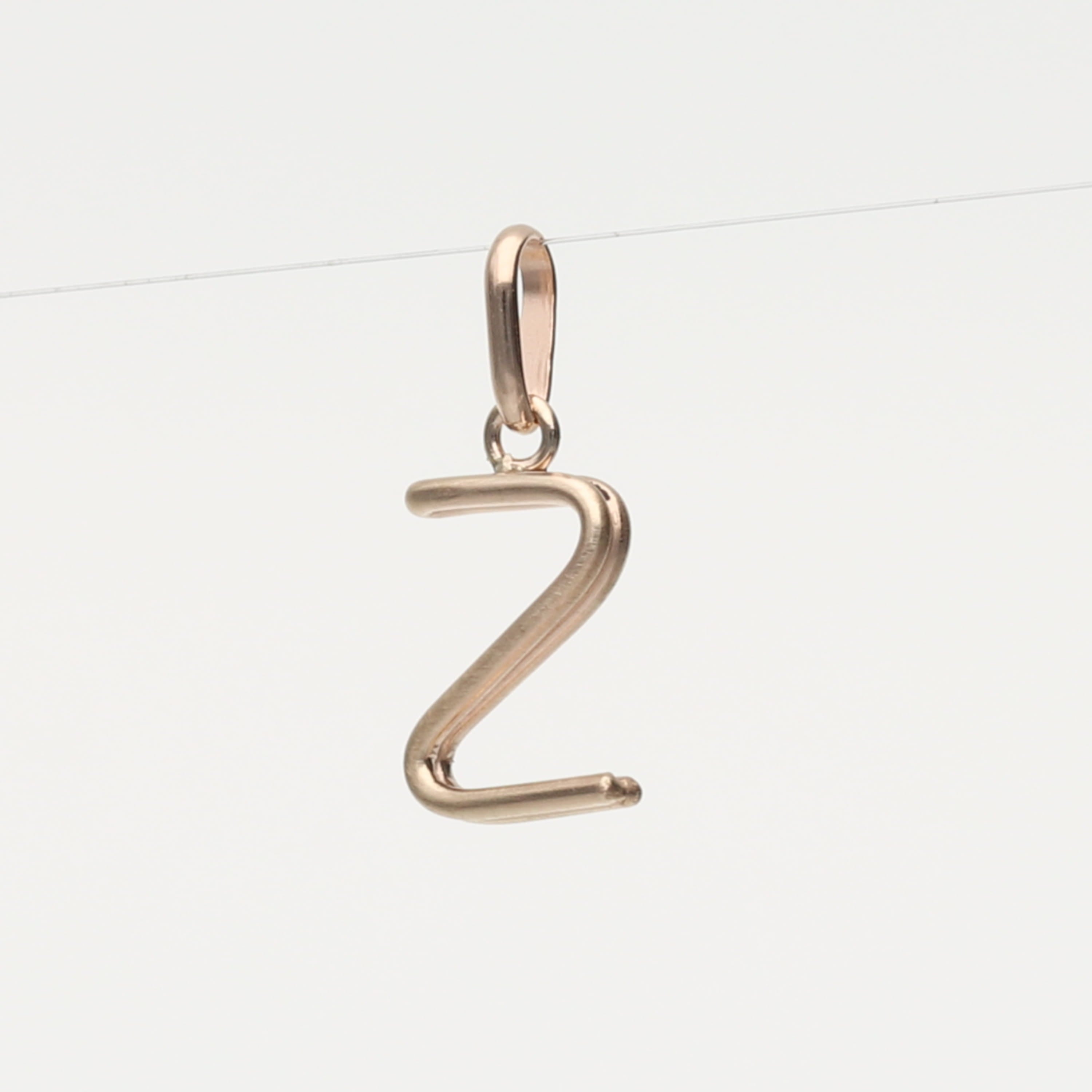 K10  イニシャル  ペンダントトップ｜GD-8023A～Z