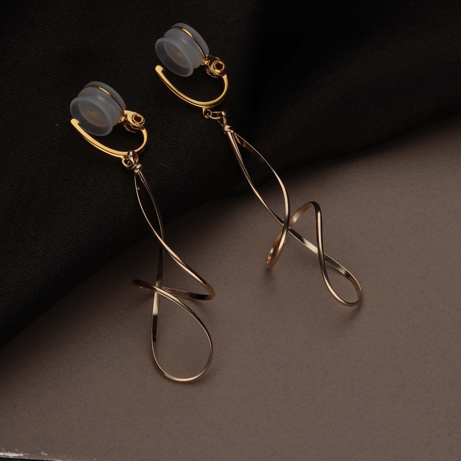 K14GF/SV  葉音のひと息  イヤリング｜GFE4169GD