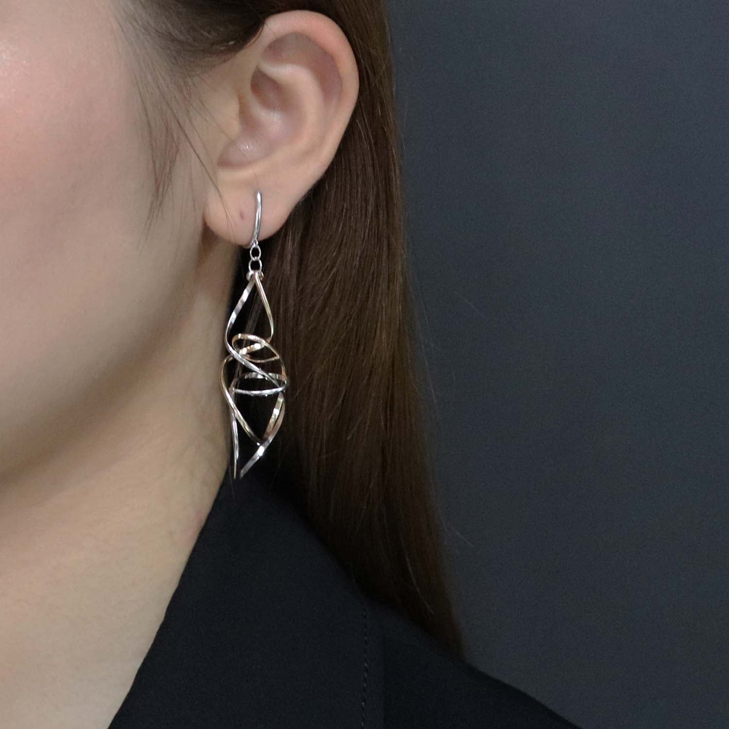 K14GF/SV  やわらかな透明感  イヤリング｜GFE4170WY